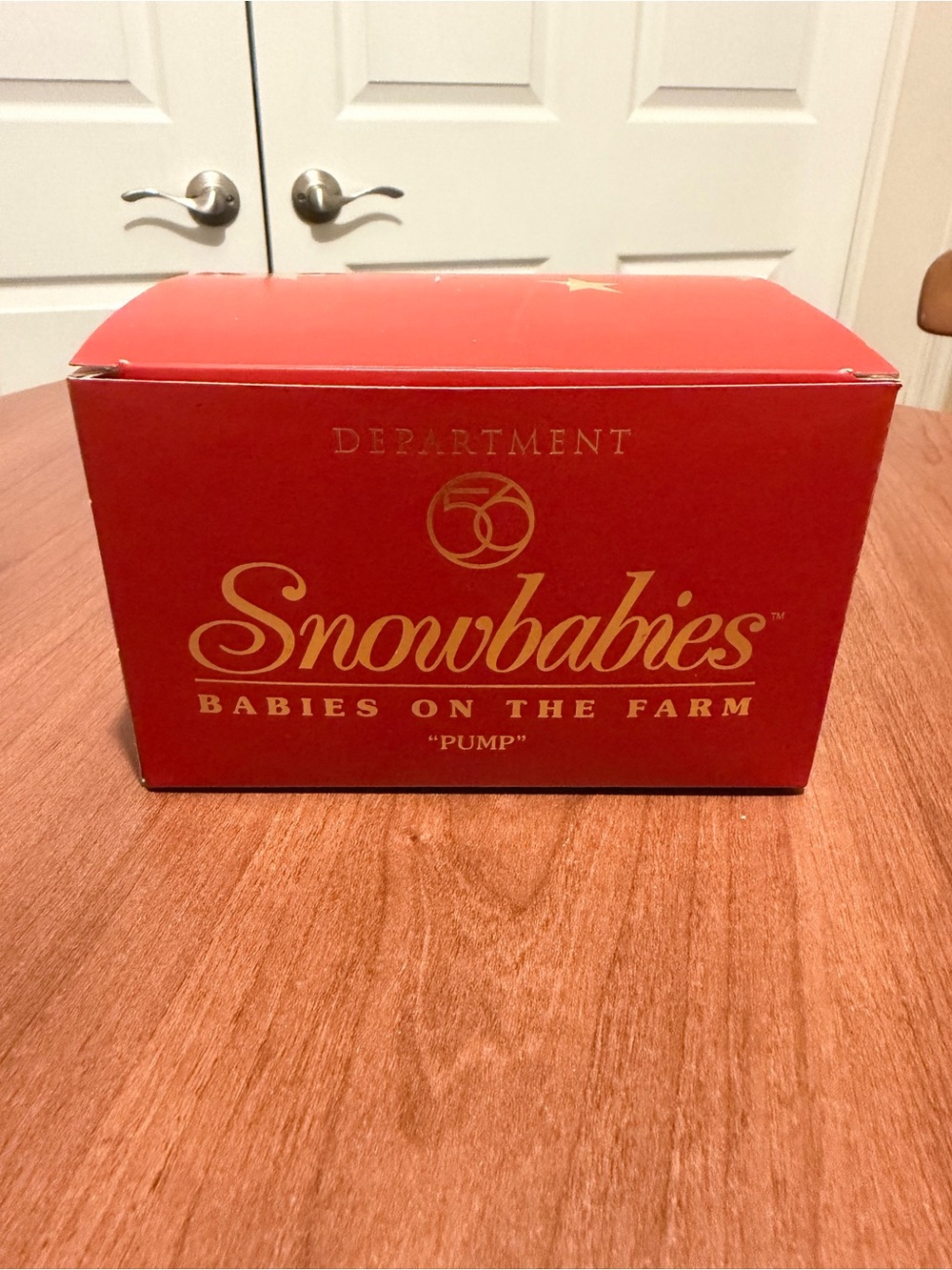 Vintage Snowbabies “Pump” From The Babies On The Farm Series - Picture 10 of 11